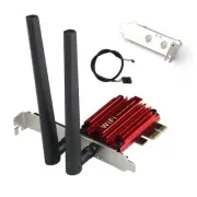 AX200 WiFi 6 PCI-E WiFi Card(AX3000) Desktop WiFi BT5.2 PCIe Gaming Wireless ...
