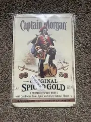 captain morgan metal sign 8/12