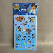 NEW 2008 Sandy Lion GO DIEGO GO! x2 Sticker Sheets Y2K VTG Nick Jr Nickelodeon +