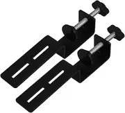 Generic 2pcs Grip C Clamp Heavy Duty C Clamp, Versatile Clamp Desk Light Clamp Mounts Holder Bracket For Desktop Mount Holder Lcd Monitor Flash Desk Black