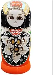 Matryoshka Russian Nesting Dolls 15 Piece Set Handmade Wooden Matryoshka Nesting Dolls Educational Toys Birthday Halloween Wish Gift Cute and Fun Gift (Color : A)