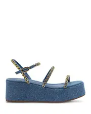 Larroude Women's Gio Milanina Platform Sandals
