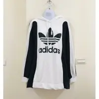 在飛比找蝦皮購物優惠-正品adidas ORIGINALS長版連帽上衣 帽T