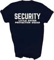 [Generic] Security Little Sister Protection Squad Funny Brother Unisex Shirt Men Women Gift