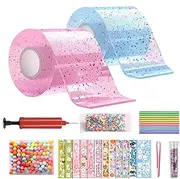 Blowing Bubble Tape - Convenient Blowing Nano Bubble Tape | Blowing Nano Magic Tape, Double Sided Nano Tape, Acrylic Bubble Craft Kit for Home, School, Travel, and Other Occasions
