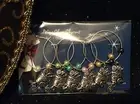 Wine Glass Charms - Single Design - Set of 6 - Cookie Jar & Cookie