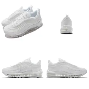 【NIKE 耐吉】休閒鞋 Air Max 97 運動 女鞋 經典款 反光 氣墊 避震 球鞋 穿搭 全白(DH8016-100)