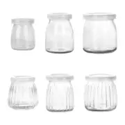 Wishing Bottle Glass Bottle 100/150/200ML Yogurt Container Jar for Decor