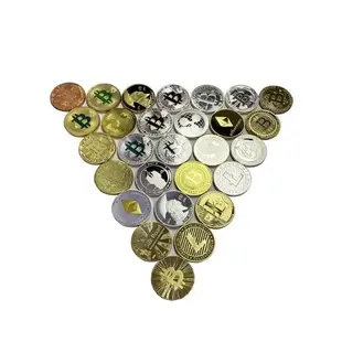新款Bitcoin金幣BTC外國硬幣比特B創意禮物國外金幣區塊鏈加密B