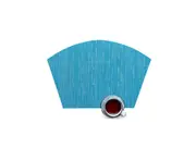 PVC Slip-Proof and Heat-Insulating Cushion Place Mat Tableware Cushion - BLUE