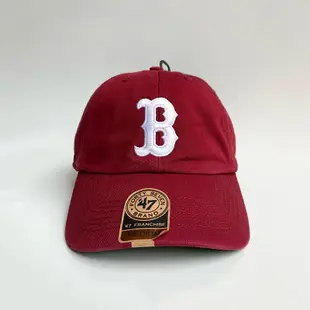 美國百分百【全新真品】NEW ERA 47 大聯盟 帽子 紅襪 棒球帽 Logo 紅色 BJ44