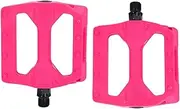 rockible Bicycle Pedals Nylon Bicycle Platform Pedals for Folding Bikes Road Bikes, Replace Parts, Cycling Accessories, Anti Skid