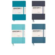 [Leuchtturm1917] Leuchtturm Hardcover Plain Notebook A5 (Blue) - Navy