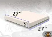 3" x 27" x 27" Square Foam Sheet