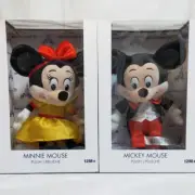 [New] WDW 50th Anniversary Disney Mickey Mouse Minnie Plush Toy Retro