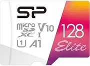 Silicon Power 128GB Micro SD Card, Nintendo-Switch Compatible, 4K Video Recording, Micro SDXC Memory Card UHS-I A1 Class 10 with Adapter