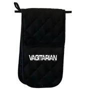Vagitarian - Novelty Gift Double Mitt Oven Gloves Double Kitchen Chef BBQ Mitts
