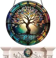 Butterfly Suncatchers - Acrylic Durable Butterfly Suncatchers | Decorative Relaxing Colorful Butterfly | Stained Glass Sun Catchers For Home Decor Party Favors Christmas