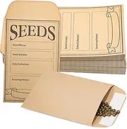 BCOATH 200 Count Small Brown Envelopes Kraft Paper Envelopes Self-Adhesive Strip for Packing Mailing