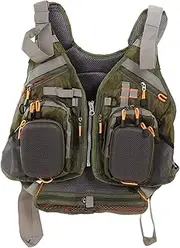 [ZLXHDL] Fly Fishing Vest,Fly Fishing Vests for Men,Universal Lightweight Detachable BreathablereleasedSize Fishing Vest Backpack with Multiple Pockets for Fly Fishing