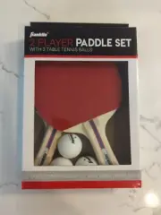 Franklin Ping Pong Table Tennis Paddles 2 Player Set Paddle 3 Balls