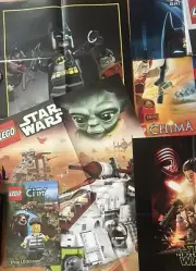 Lego Posters 20 + Original Star Wars Chima Batman Spiderman Bionicle Limited