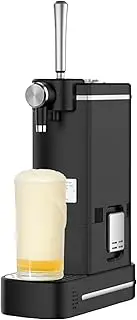 Black,Beer Foam Machine,Beer Dispenser,Beer Kegerator,Drink Dispensers for Parties,Can Put 2 Bottles of Beer at The Same Time