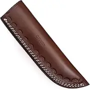 Ottoza TOP GRAIN Leather Knife Sheaths for Fixed Blade Knives, Leather Knife Sheath for Belt, Leather Knife Holster Belt Knife Holder, Vertical Knife Sheath for Belt No:111