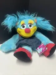 Vintage Annie O Hand Puppet Scott Foresman Addison Wesley Blue With Tags