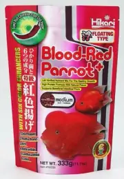 Hikari Blood Red Parrot Plus Medium 333g ~4mm Fish Food Floating Pellets