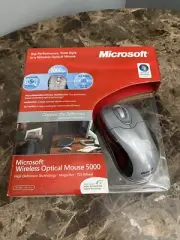 Microsoft M03-00090 Wireless Optical Mouse 5000 High Definition Tilt Wheel New