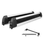 78cm Ski Snowboard Roof Rack Mount Universal For Car Roof with Lock & Slide Rail