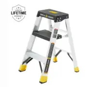 Gorilla Step Ladders 9"Hx7"L Step Stand Dual Platforms Non-Conductive Aluminum