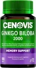 Cenovis Ginkgo Biloba 2000mg 100 Tablets Memory Support Cognitive Function