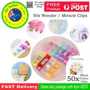Wonder Clips Clover Sewing Crafts Fabric Quilting Crochet Tools DIY Handy 50pcs