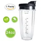 Replacement 24oz Blender Cup with Sip & Seal Lid For Nutri Ninja Auto IQ AUSTOCK
