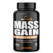 HulkNutrition Bulk Gain Mass & Weight Gainer Capsule for Fast Weight, Pack of 1