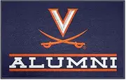 FANMATS 32971 NCAA - University of Virginia Starter Mat Accent Rug - 19in. x 30in. Alumni Starter Mat| Sports Fan Home Decor Rug and Tailgating Mat