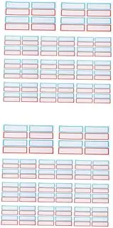 TEHAUX 2sets Shareable Mailing Labels Self-Adhesive Address Stickers Blank Sheets for Boxes Shipping Personal Use 20pcs*2
