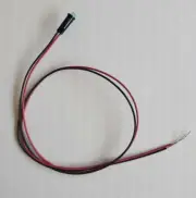 4Qty LED Panel Indicator Green Diffused 40° 2.1V 25mA Wire Leads - 14" (355.60mm