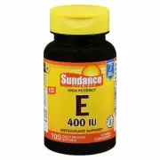 Sundance Vitamins High Potency E Softgels 400 IU 100 Tabs By Sundance