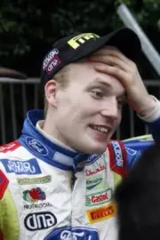 Jari Matti Latvala Ford Portrait WRC Rally Car 2008 Motor Racing Photo