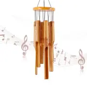 Bamboo Wind Chimes Wooden Wind Chimes for Outdoor Indoor Garden Yard Patio