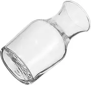 Luxshiny Single Serve Decanter Transparent Glass Mini Wine Carafe for Easy Pouring for Individual Use and Festive Occasions for Personal Wine Enjoyment