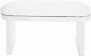 Nail Arm Rest Cushion, Microfiber Leather Hand Rest Pillow, Professional Nail Hand Cushion Microfiber Leather Manicure Hand Pillow, for Nails Toenails, Nails Tech, Nails Art DIY (White)