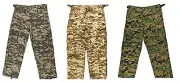 KIDS Camo Cargo Pants BDU Style Child Boys Girls Military Army Navy USMC Hunting