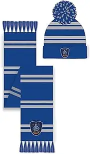 [Harry Potter] Bommemütze und Schal - Set: House Ravenclaw Set
