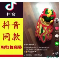 在飛比找Yahoo!奇摩拍賣優惠-【熱賣精選】可愛卡通寵物變身裝 舞獅舞龍狗狗衣服 喜慶寵物拜