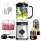 Blenders for Kitchen, Blender and Food Processor Combo, 5 in 1 Blender for Sh...