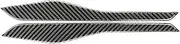 ATATNK Carbon Fiber Auto Central Navigation Side Trim Cover Decor Sticker Decal Compatible for Explorer 2013-2019 Car Interior Accessories